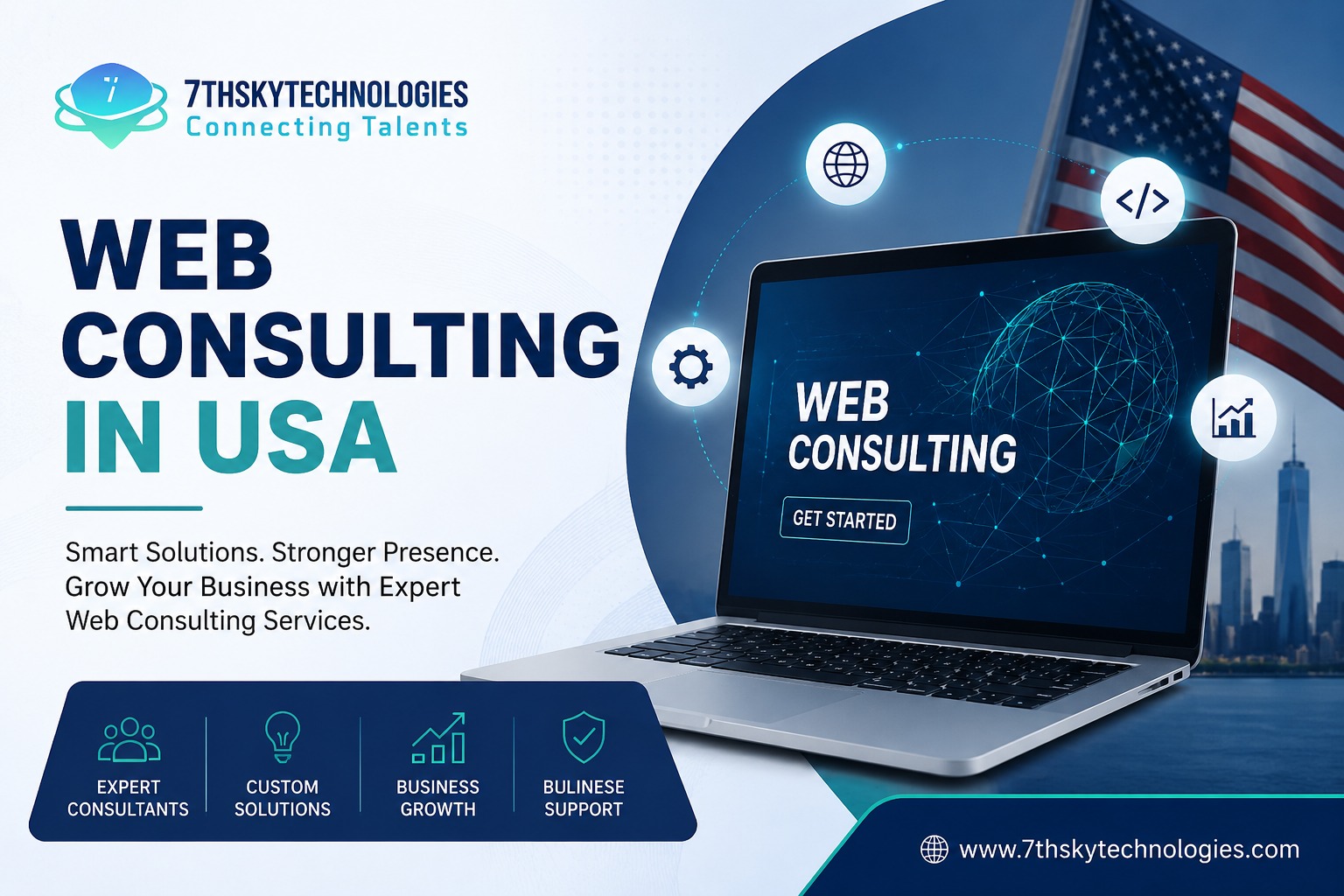 Professional Web Consulting in USA helping businesses improve website performance and digital strategy