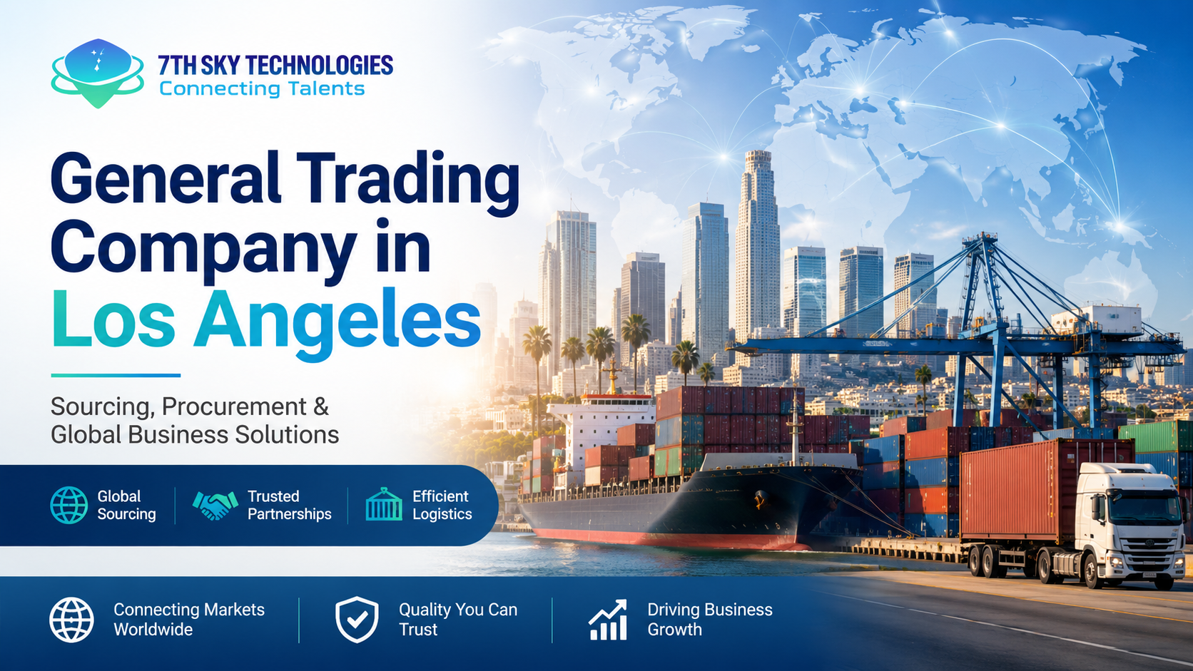 General Trading Company in Los Angeles offering product sourcing, procurement and international trading services