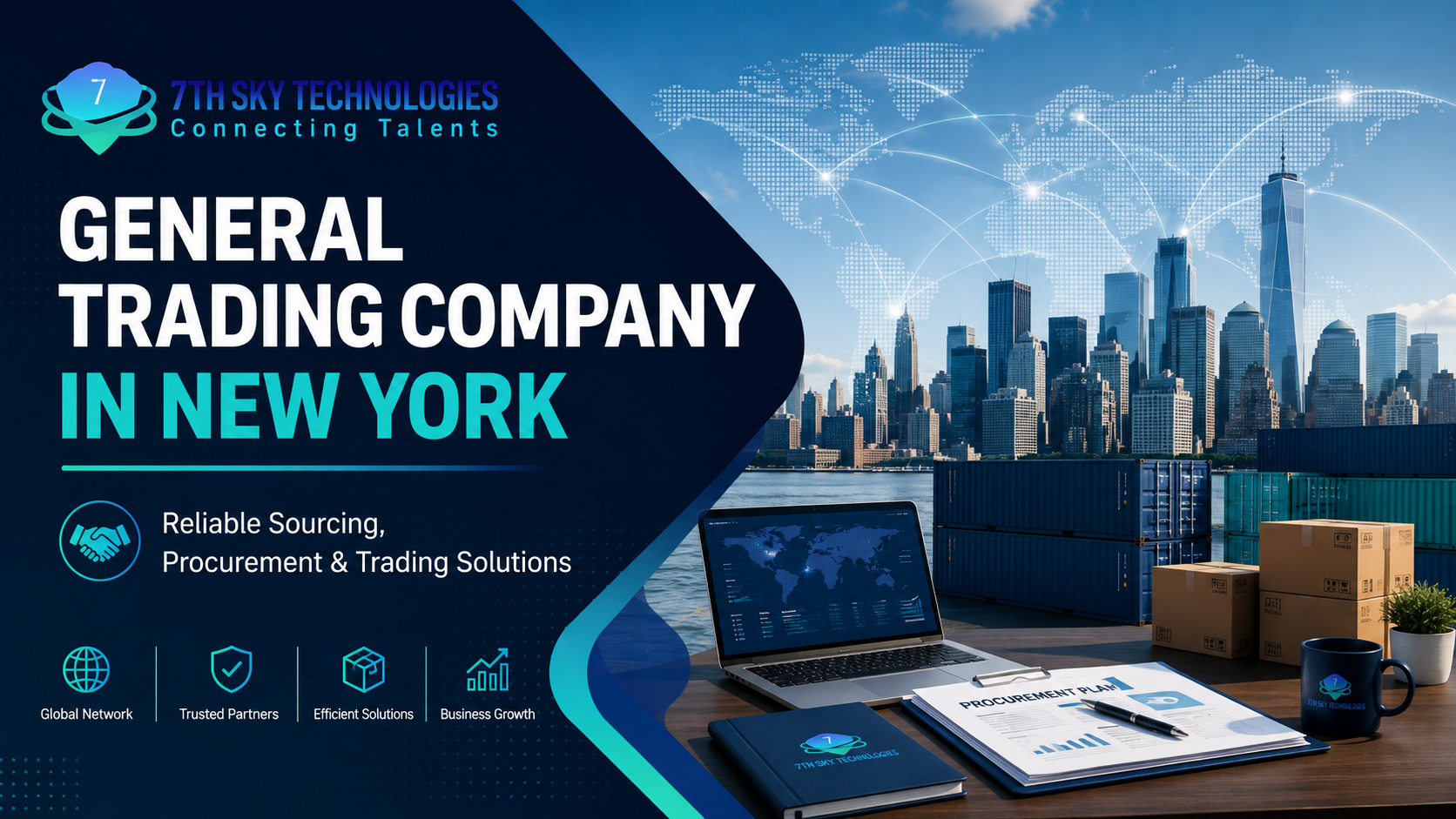 General Trading Company in New York providing global sourcing, procurement, supplier coordination and trading solutions