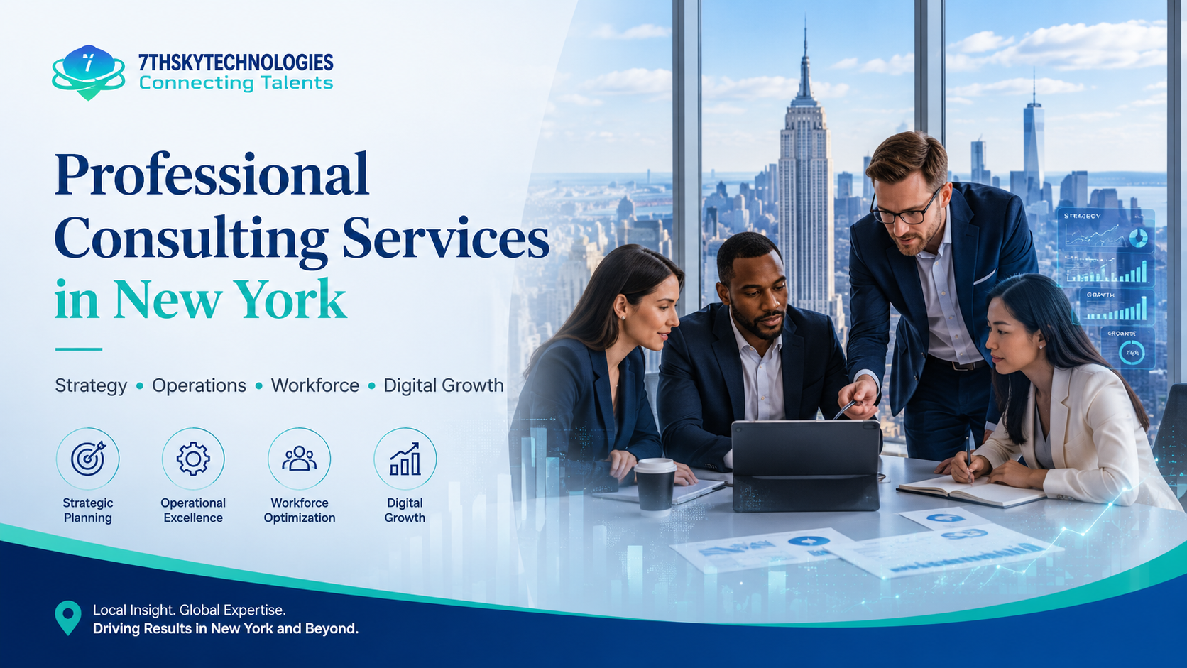 Professional Consulting Services in New York for business strategy, operations, workforce planning and digital transformation