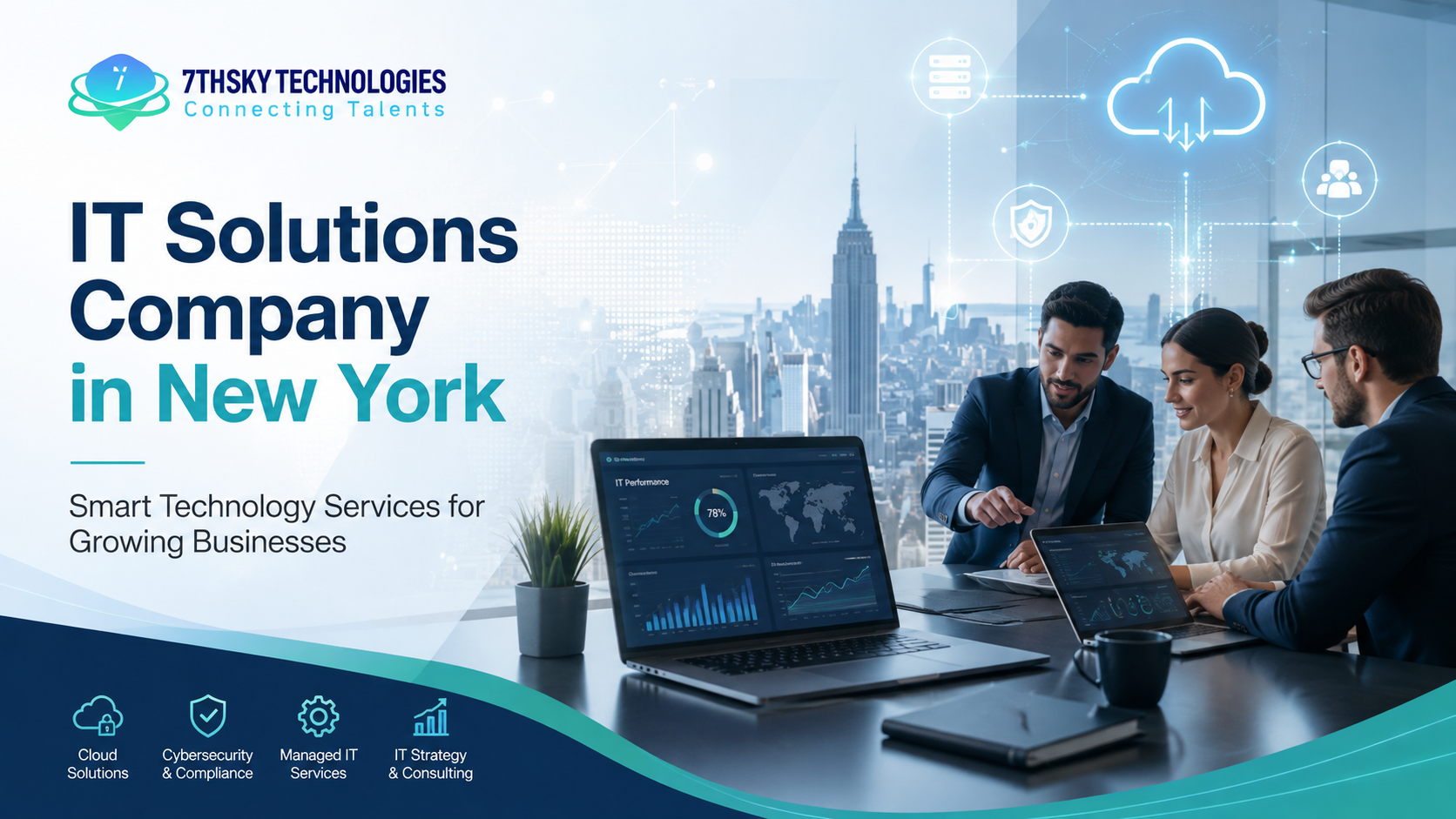 IT Solutions Company in New York for web consulting, staff augmentation, digital transformation and business technology support