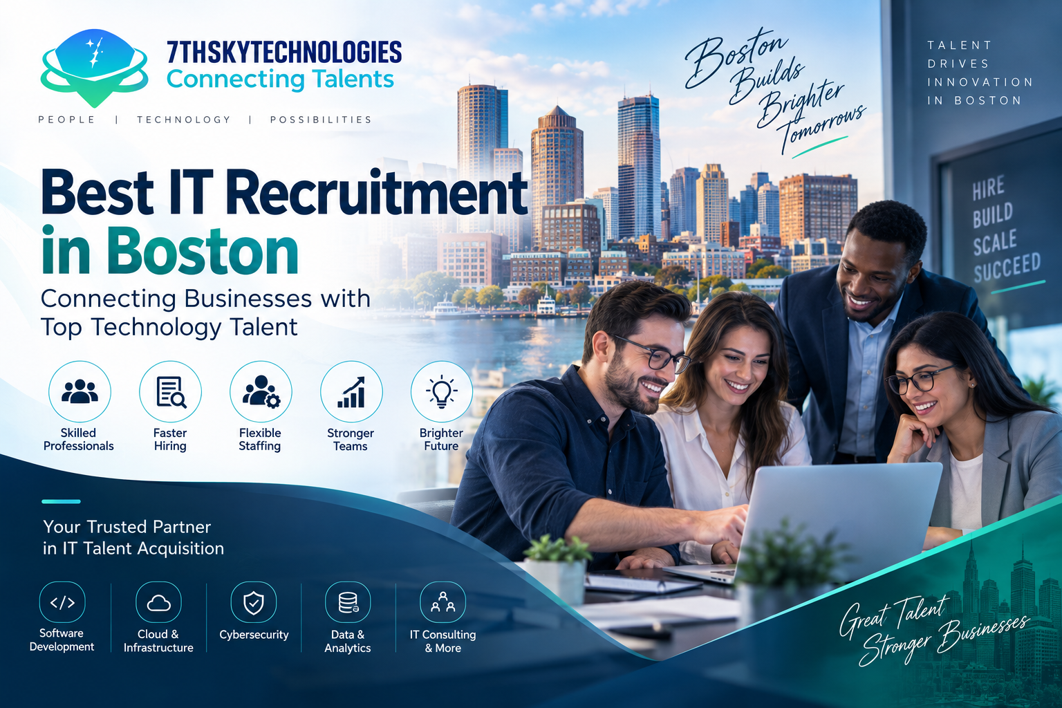 Best IT Recruitment in Boston by 7th Sky Technologies