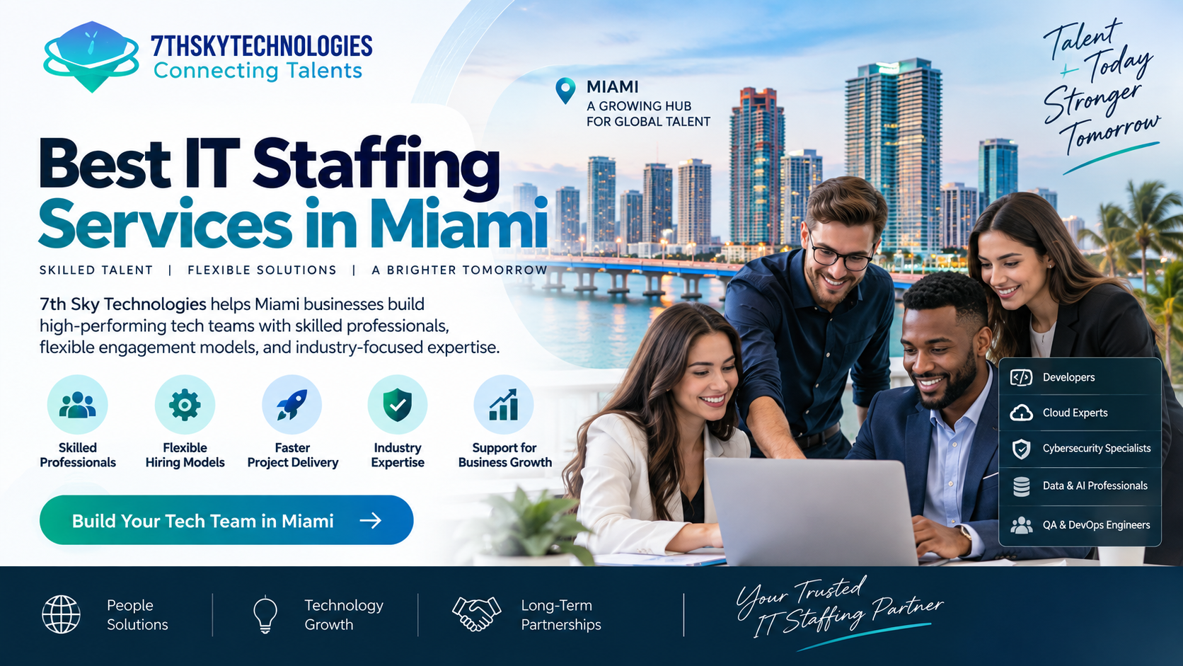 Best IT Staffing Services in Miami by 7th Sky Technologies