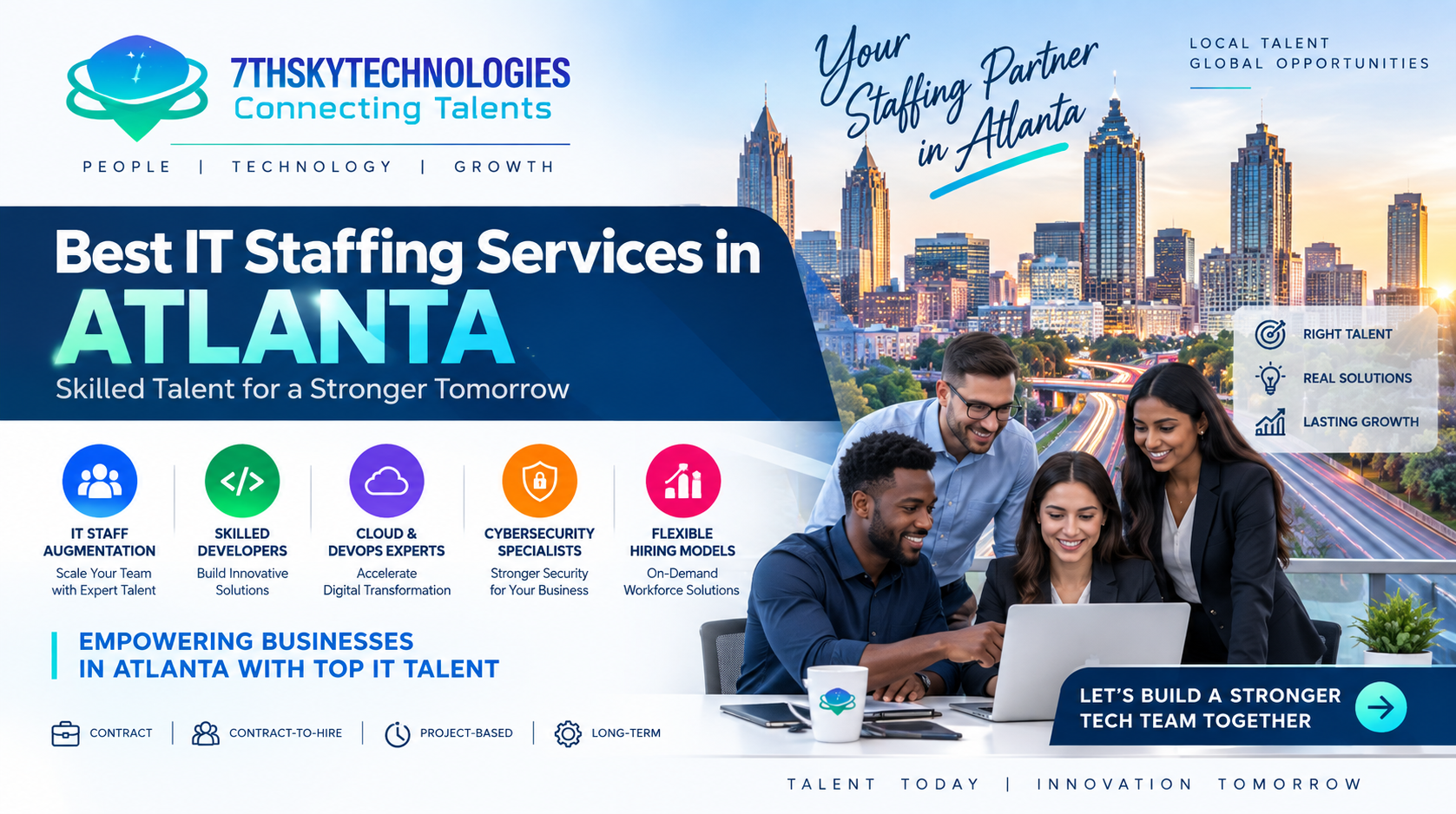 Best IT Staffing Services in Atlanta by 7th Sky Technologies