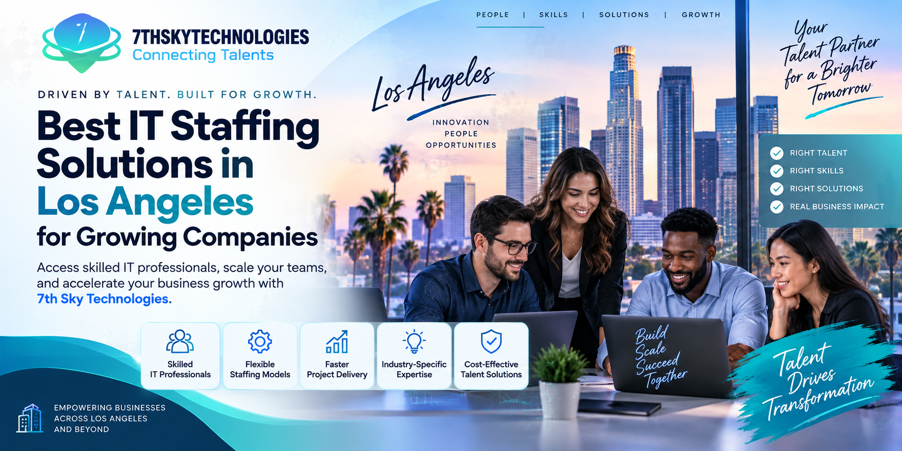 Best IT Staffing Solutions in Los Angeles for Growing Companies by 7th Sky Technologies