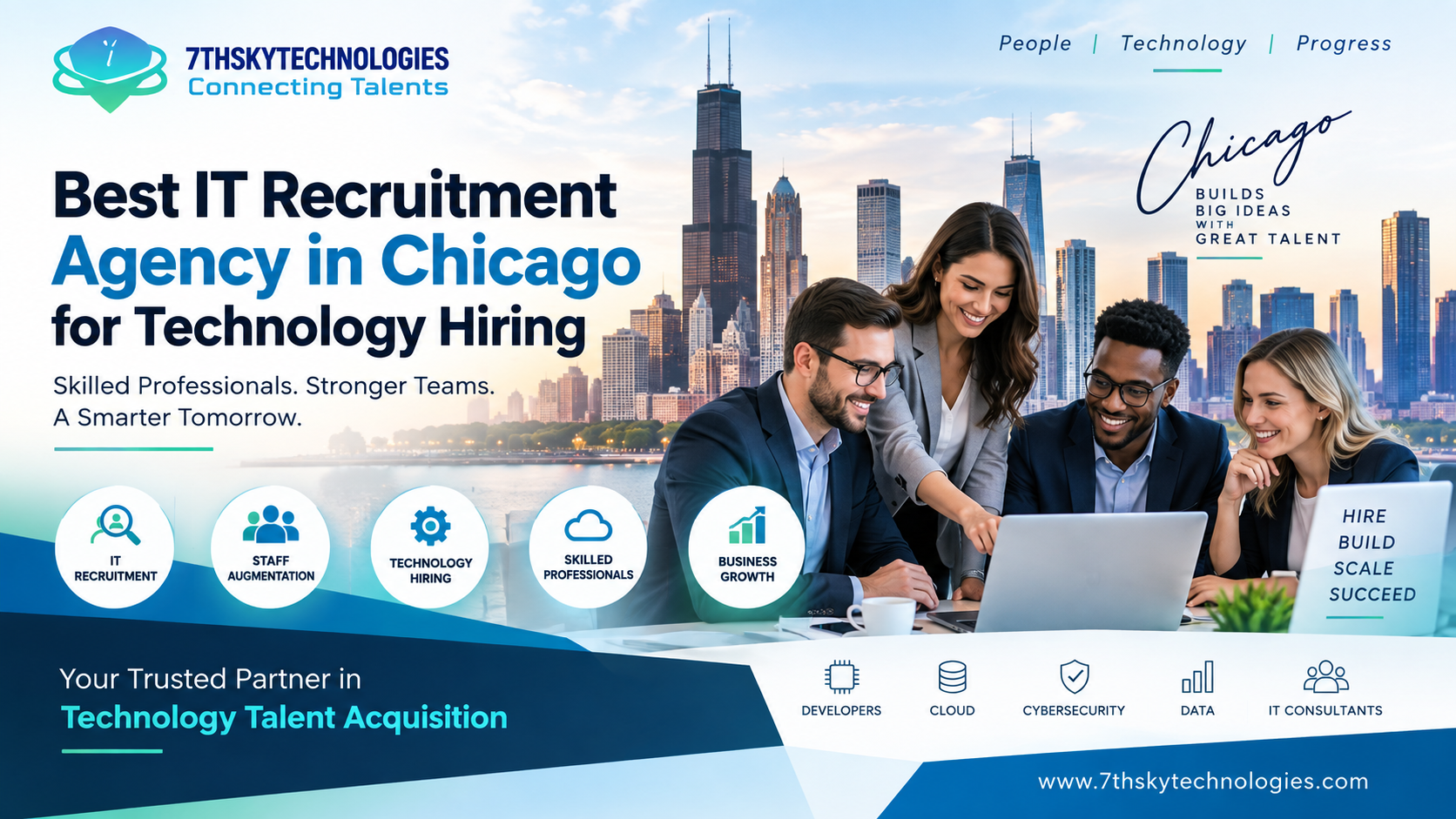 Best IT Recruitment Agency in Chicago for Technology Hiring – 7th Sky Technologies