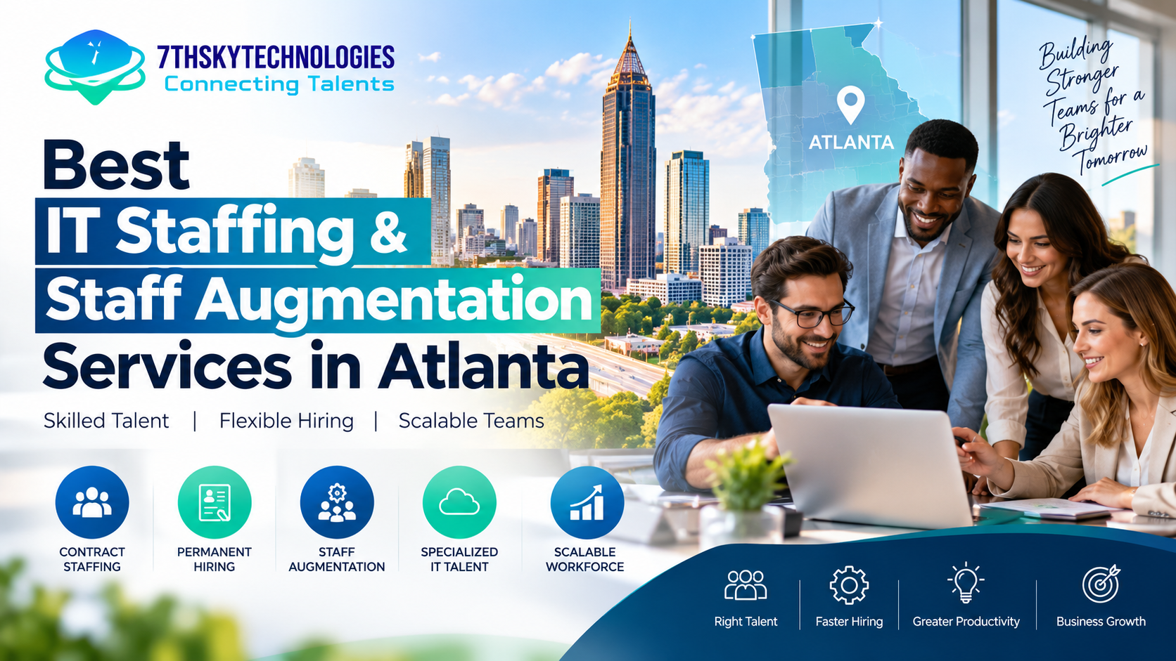 Best IT Staffing & Staff Augmentation Services in Atlanta – 7th Sky Technologies