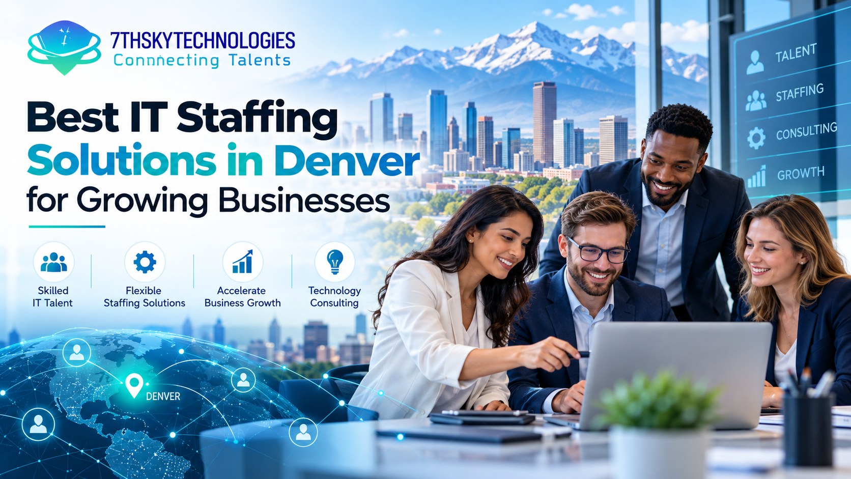 Best IT Staffing Solutions in Denver for Growing Businesses by 7th Sky Technologies