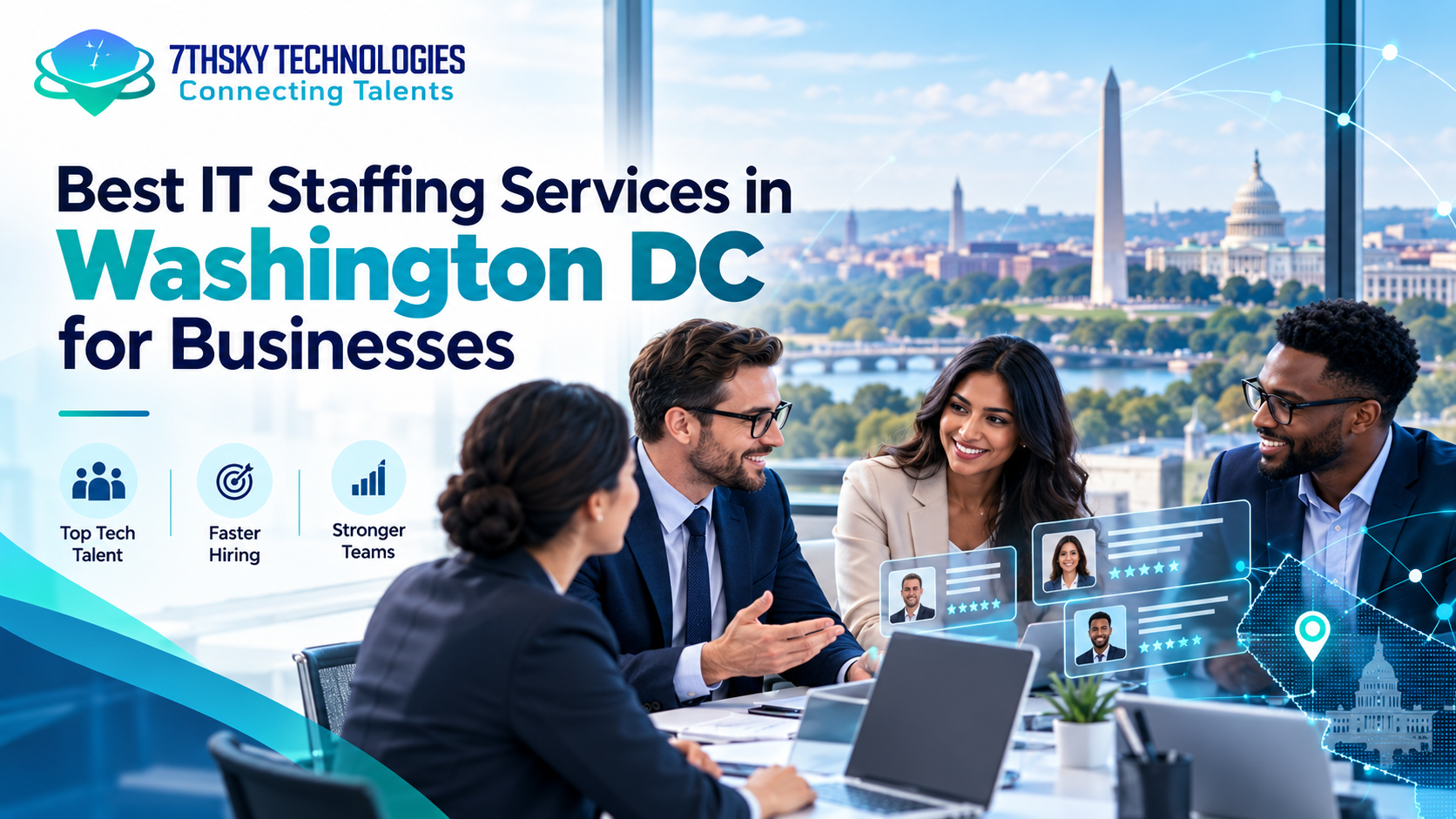 Best IT Staffing Services in Washington DC for Businesses by 7th Sky Technologies