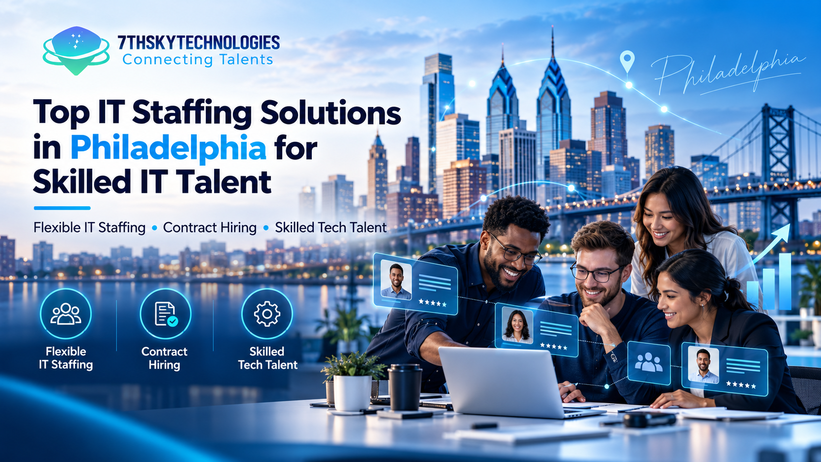 Top IT Staffing Solutions in Philadelphia for Skilled IT Talent by 7th Sky Technologies