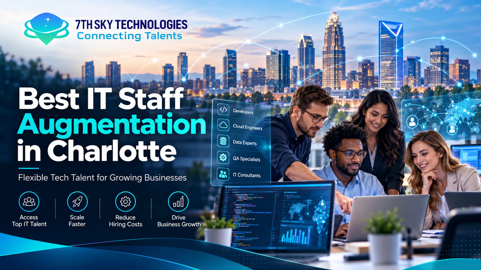 Best IT Staff Augmentation in Charlotte by 7th Sky Technologies