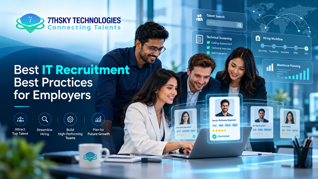 Current image: Best IT Recruitment Best Practices for Employers by 7th Sky Technologies